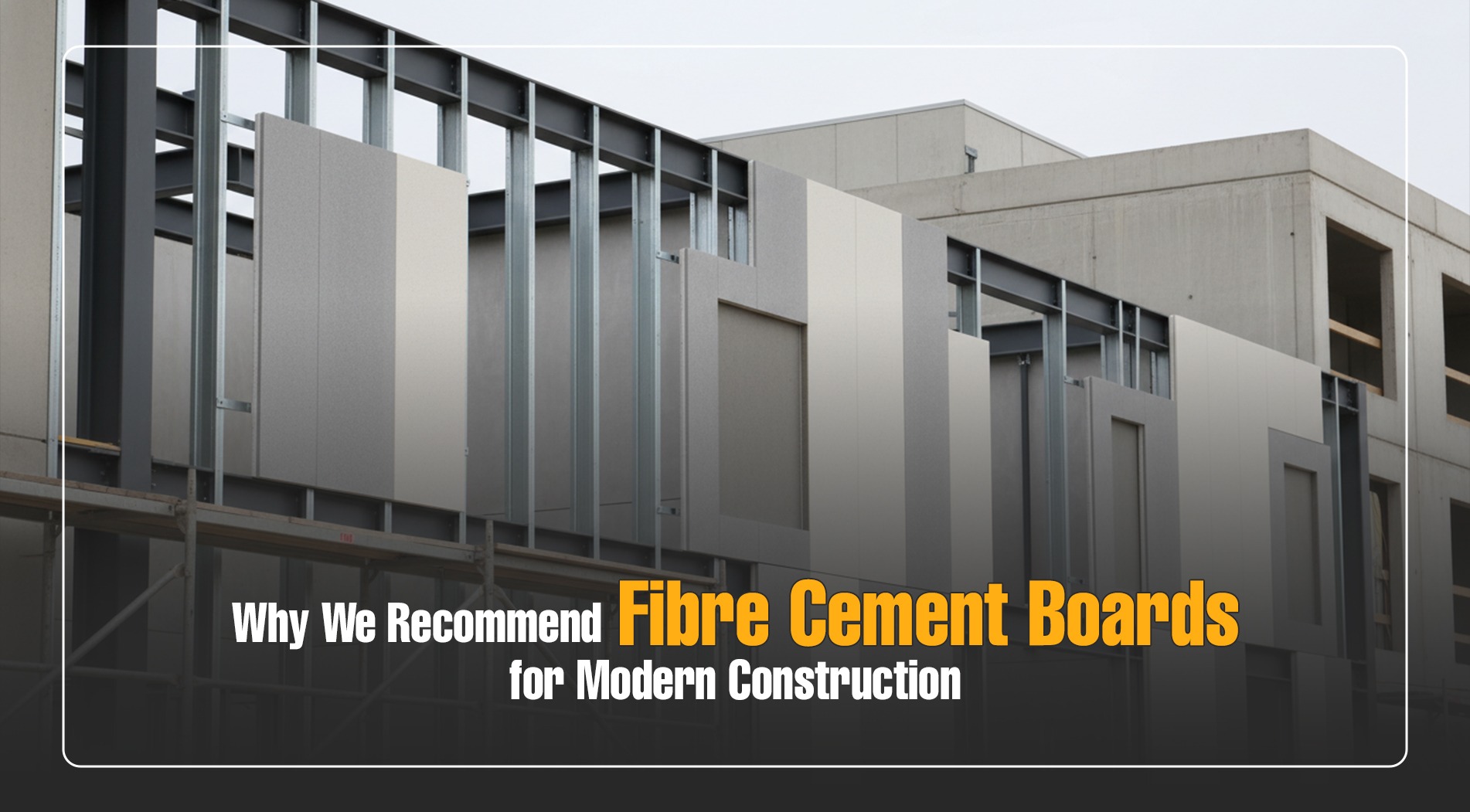 Why We Recommend Fibre Cement Boards for Modern Construction